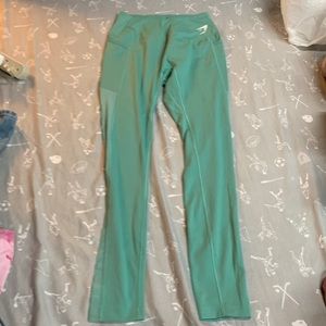 Brand new green mesh, gym, shark leggings, size small, never worn